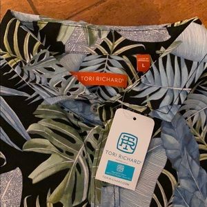 NWT Mens Tori Richard Honolulu LS size L